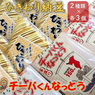 2位! 口コミ数「0件」評価「0」千葉県産大豆のこだわり手造り納豆「チーバくんなっとう」「ひきわり納豆」セット 合計6個【配送不可地域：離島】【1488711】