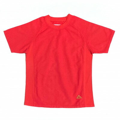 【ふるさと納税】「SKINFRIEND SUMMER」丸首半袖Tシャツ　男女兼用Sサイズ/レッド【1498431】