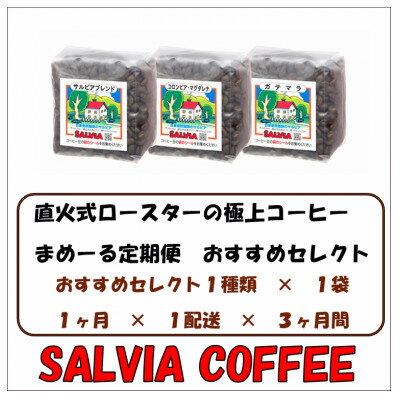 [毎月定期便]まめーる店主おすすめセレクト200g[豆]全3回