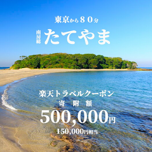【ふるさと納税】千葉県館山市の対象施設で使える楽天トラベルクーポン寄付額500,000円