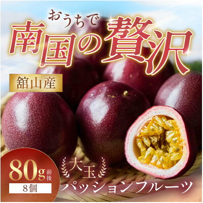 【ふるさと納税】【先行予約/2027年7月～8月発送】秀品パッションフルーツ 「80g前後の大玉」【配送不可地域：離島】【1488731】