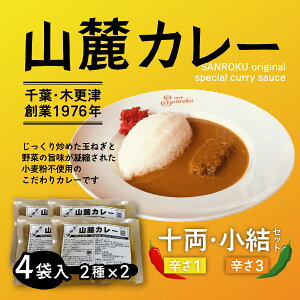 【ふるさと納税】また食べたくなるカレー!<木更津山麓カレー>十両・小結セット ふるさと納税 カレー 千葉県 木更津 送料無料 KP001