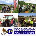 楽天千葉県木更津市【ふるさと納税】＜農業公園ぽんぽこ村＞お手軽収穫体験！参加チケット（大人2名様＋子供無料） ふるさと納税 野菜 野菜セット 収穫体験 千葉県 木更津 送料無料 KAT004