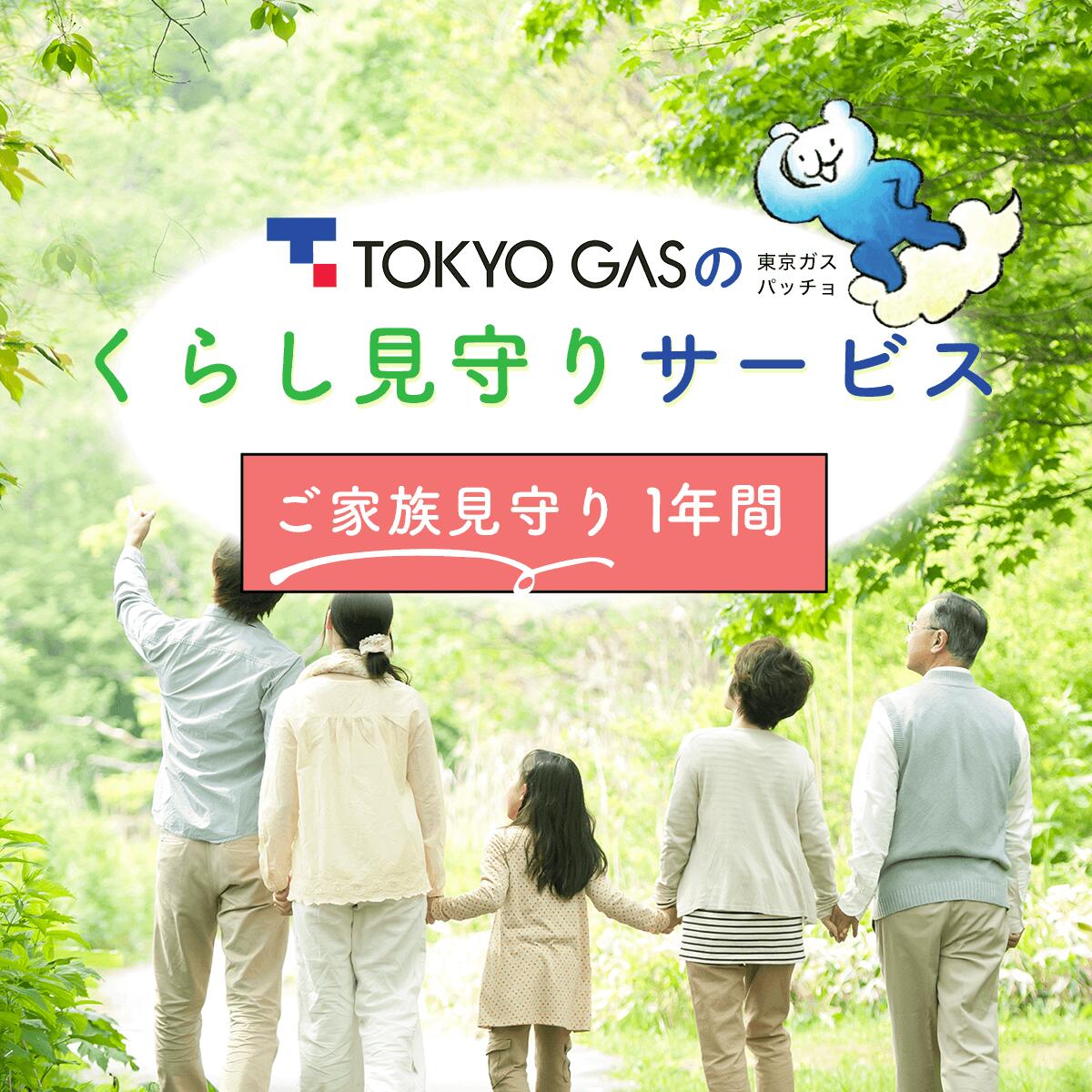 東京ガスの「くらし見守りサービスご家族見守り(1年間) 千葉県 木更津 送料無料