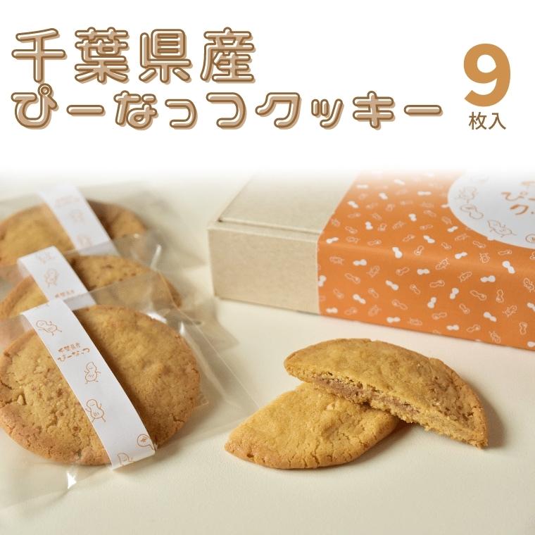 千葉県産 ぴーなっつ クッキー 9枚入 個包装 やつやつ