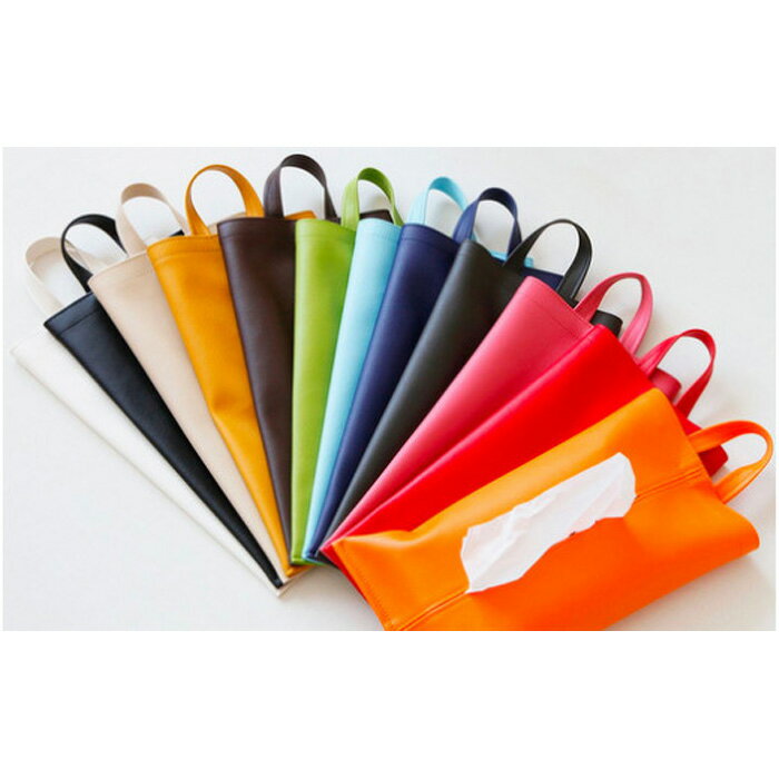 【ふるさと納税】No.207 掛けられるPVCレザーティッシュケース「KETY」2個セット / 紐 吊り下げ 車 キッチン 洗面所 送料無料 千葉県 [2]