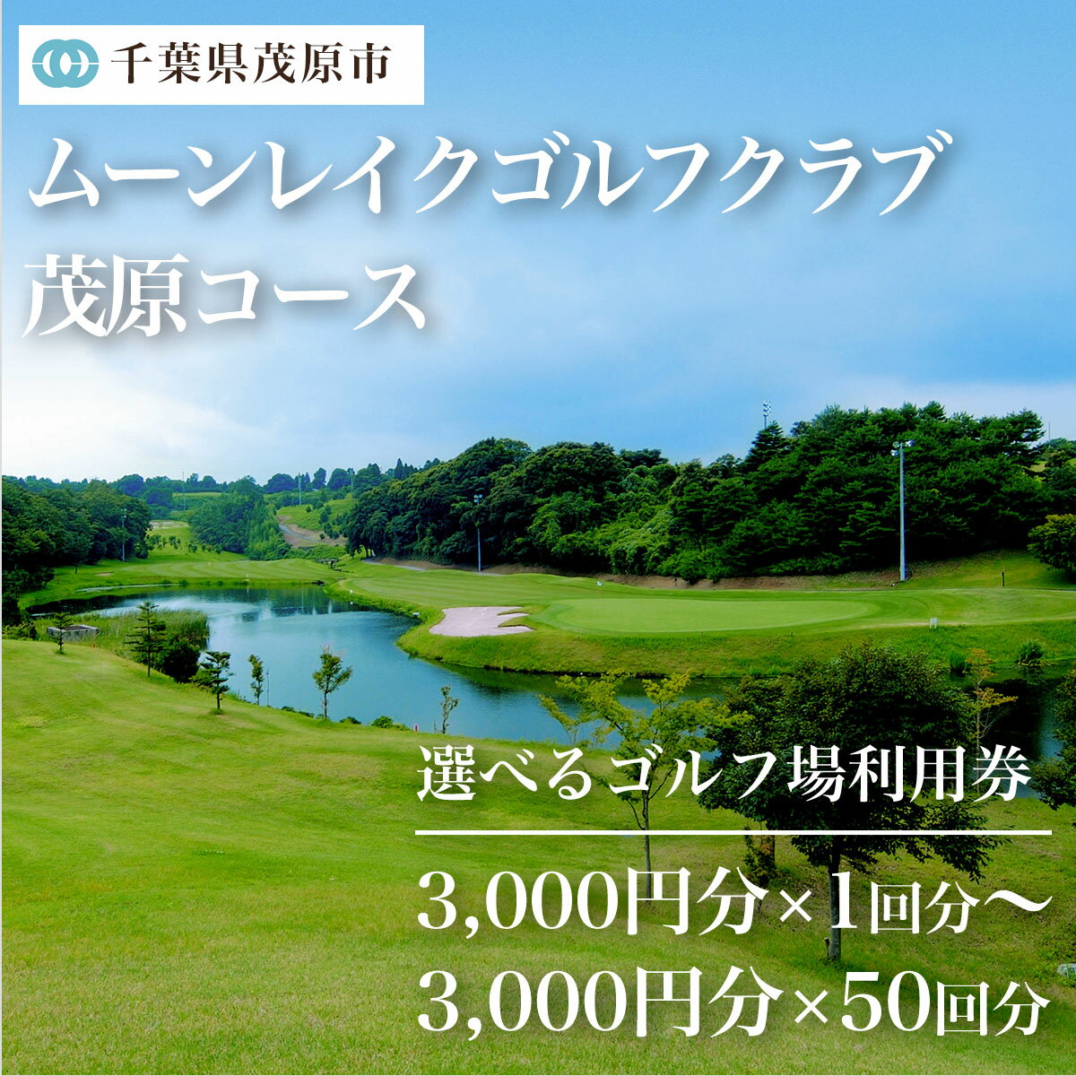 【ふるさと納税】ムーンレイクゴルフクラブ茂原コース　ゴルフ場利用券(3,000円分×40枚) ふるさと納税 ゴルフ ゴルフ場 利用券 房総 千葉県 茂原市 送料無料 MBG016