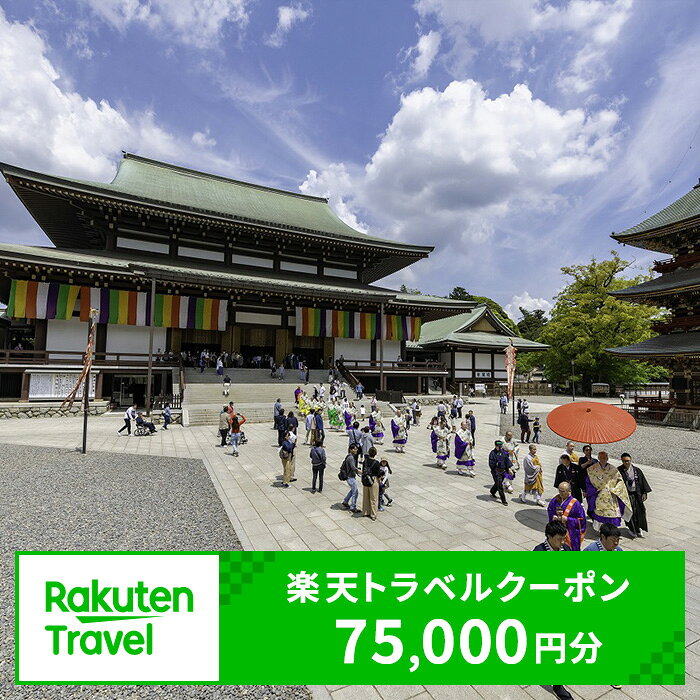 【ふるさと納税】千葉県成田市の対象施設で使える 楽天トラベルクーポン 寄付額250,000円(クーポン75,000円)　千葉 関東 宿泊 宿泊券 ホテル 旅館 旅行 旅行券 観光 トラベル チケット 旅 宿 券