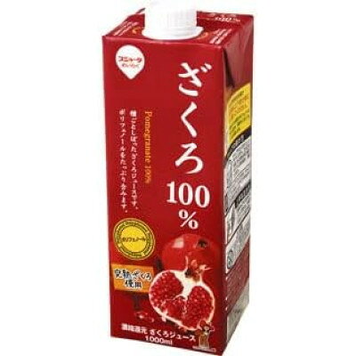 スジャータめいらく ざくろ100% 1000ml 6本セット