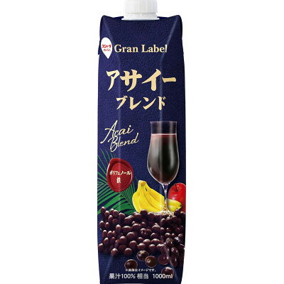 スジャータめいらく アサイーブレンド 1000ml 6本セット