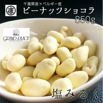 17位! 口コミ数「0件」評価「0」ピーナッツショコラ 塩みるく 850g(170g×5)千葉県産落花生&ベルギー産クーベルチュール使用【配送不可地域：離島】【1366356】