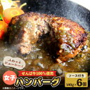 【ふるさと納税】 女子ハンバーグ140g×6個 肉 牛肉 牛 国産牛 国産 ハンバーグ 牛肉ハンバーグ せんば牛ハンバーグ せんば牛 牛肉100% 牛100% 女子ハンバーグ 柔らかい お祝い 贈答 プレゼント ギフト 贈り物 農場HACCP HACCP 千葉県 旭市