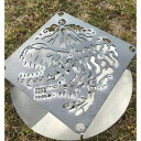 【ふるさと納税】 焚き火台「 PAGE-01-Corn 焚き火 台 五徳 セット T・レックスver. < すずきらな デザイン >」 キャンプ バーベキュー ...