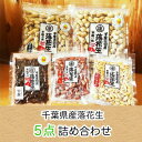 【ふるさと納税】 落花生5種詰め合わせ 【落花生2種類 千葉半立 ナカテユタカ | 極細バタピー 素煎り 甘煮】千葉県産 ナッツ 落花生 ラッカセイ タンパク質...