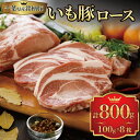 【ふるさと納税】 豚ロース 100g×8枚 計 800g ブランド豚 いも豚 ロース 国産 豚肉 ぶた肉 豚 肉 niku 銘柄豚 冷凍 国産豚 切り身 千葉県...