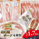 【ふるさと納税】 豚肉 肉 4種類 詰め合わせ セット 柏幻霜ポーク 1.7kg 霜降り ポーク ロース ブロック バラ しゃぶしゃぶ 肩ロース サルシッチャ ...