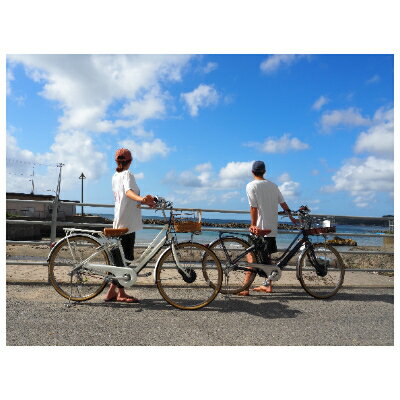 楽天千葉県勝浦市【ふるさと納税】【千葉・房総・勝浦】電動アシスト付レンタサイクル1日乗り放題利用券2枚（オリジナルタンブラー2本付）【1255981】