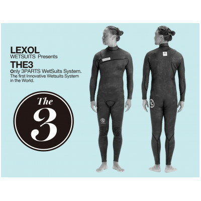 27位! 口コミ数「0件」評価「0」LEXOL WETSUITS 3パーツで構築された『THE3』フルスーツ:素材Ge.ESPA【1278904】