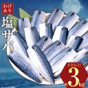 1位! 口コミ数「1,517件」評価「4.73」【訳あり】勝浦市の人気 海鮮お礼品 無添加 塩サバ 3kg 株式会社西川《6月上旬-6月末頃出荷》千葉県 勝浦市 塩サバ さば 魚 無添加 冷凍 訳あり【配送不可地域:離島】