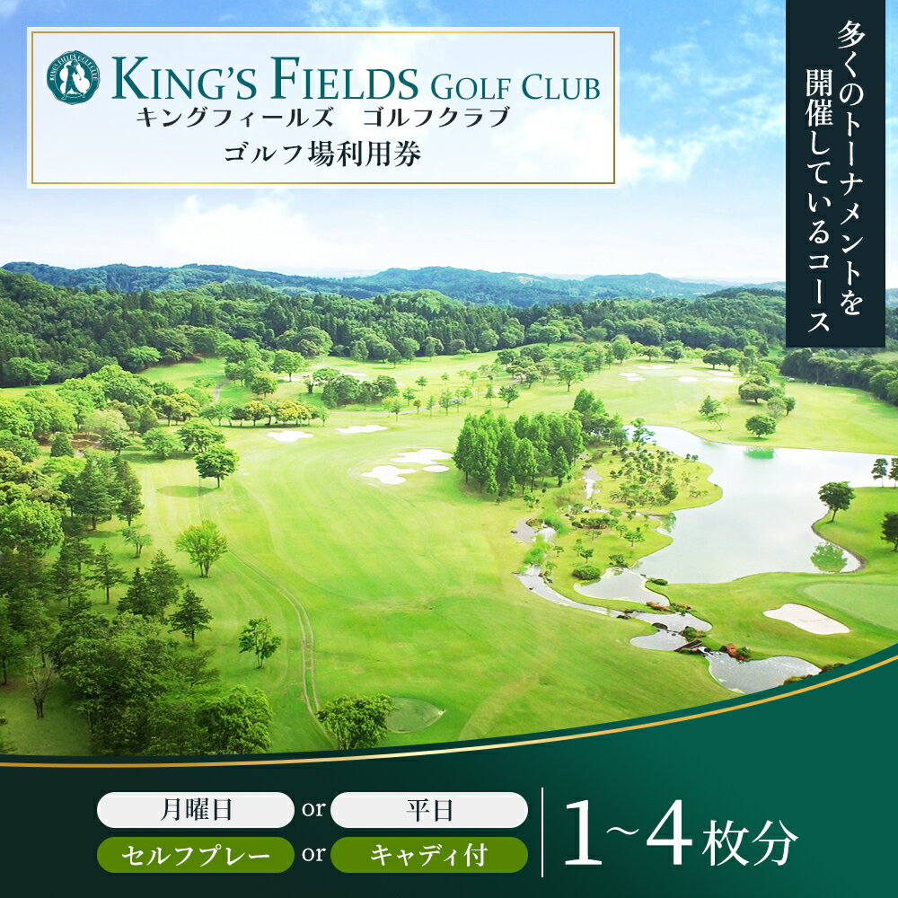 【ふるさと納税】〈券種が選べる〉ゴルフ場 千葉 キングフィールズゴルフクラブ 平日1R キャディ付きプレー券 1～4枚orセルフデー ( 月曜日 ）1R プレー券 1～4枚 ゴルフ 関東 チケット ゴルフ場利用券 プレー券 施設利用券