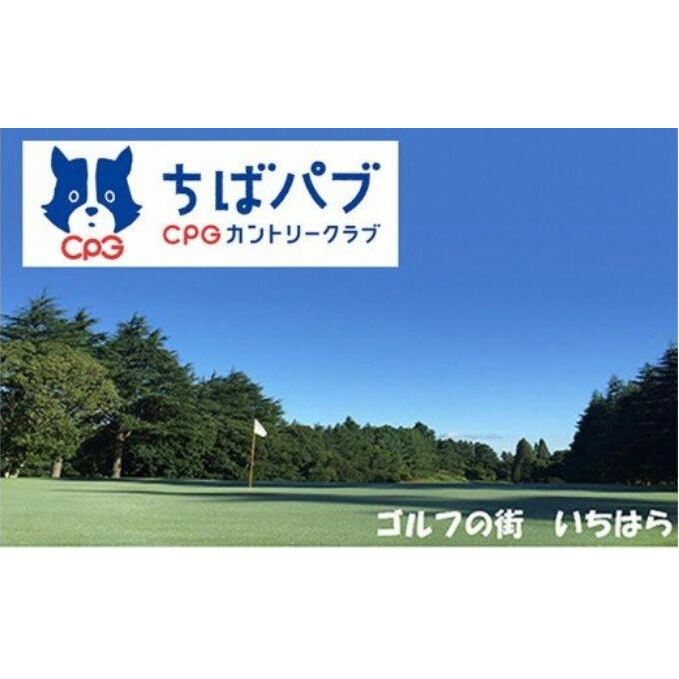 ゴルフ場 千葉 ちばパブ CPGカントリークラブ 所属プロ同伴セルフプレー昼食付ご招待券 平日 ゴルフ 関東 チケット ゴルフ場利用券 プレー券 施設利用券　【 市原市 】