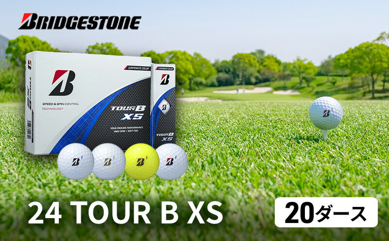 【ふるさと納税】24 TOUR B XS　20ダース　【 雑貨 スポーツ用品 ゴルフボール ゴルフ用品 ゴルフグッズ 】　お届け：2024/2/9から