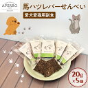 【ふるさと納税】愛犬愛猫用副食 馬ハツレバーせんべい 20g×5個 ペット ペット用おやつ ペットフード 愛犬 愛猫 わんちゃん ねこちゃん 犬 猫 馬ハツレバ...