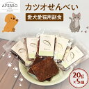 【ふるさと納税】愛犬愛猫用副食 かつおせんべい 20g×5個 ペット ペット用おやつ ペットフード 愛犬 愛猫 わんちゃん ねこちゃん 犬 猫 かつお カツオ ...
