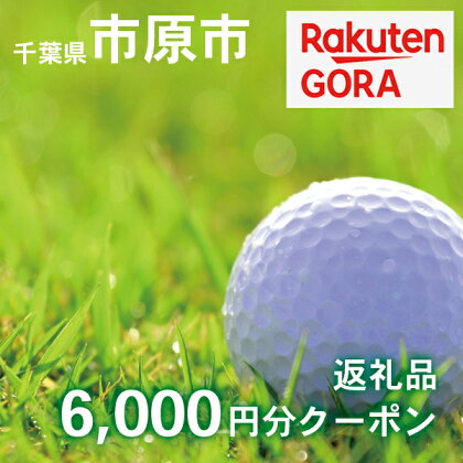 千葉県市原市の対象ゴルフ場で使える楽天GORAクーポン(クーポン6,000円)　【チケット】