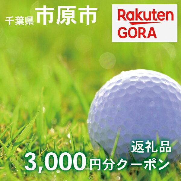 千葉県市原市の対象ゴルフ場で使える楽天GORAクーポン寄付額10,000円(クーポン3,000円) [チケット]