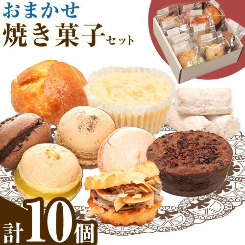 焼き菓子 詰合せ troncのおまかせ焼き菓子(冷蔵)セット 10個 [30日以内に出荷予定(土日祝除く)] 個包装 白みりん みりんバター ポルボロン マカロン あんバターサンド 千葉県 流山市 菓子 お菓子 焼き菓子 ギフト