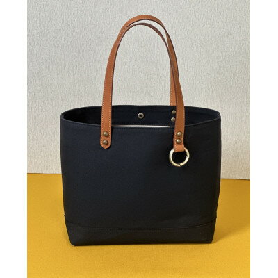 【ふるさと納税】帆布トートバッグ　ブラック【1513730】のサムネイル