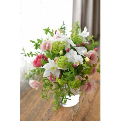 【ふるさと納税】【毎月定期便】季節のフラワーブーケ(花束)～フレンチスタイル～Specialite全12回【配送不可地域：離島・北海道・沖縄県・九州】【4051544】