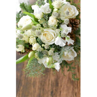 【ふるさと納税】【毎月定期便】季節のフラワーブーケ(花束)〜フレンチスタイル〜Specialite全6回【配送不可地域:離島・北海道・沖縄県・九州】【40515...