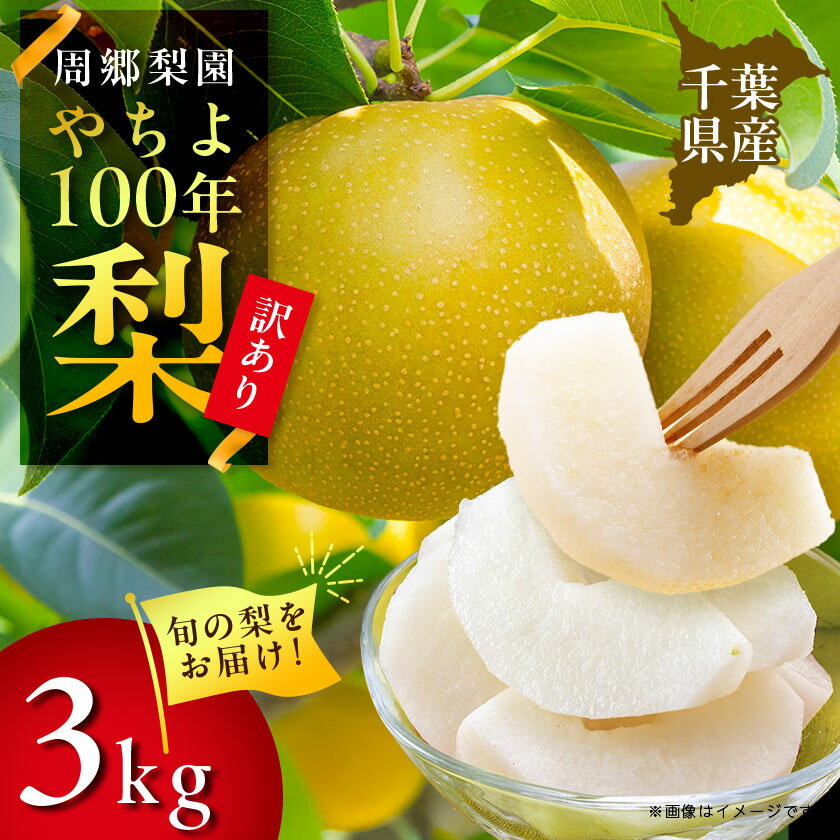 周郷梨園のやちよ100年梨家庭用(3kg)