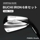 【ふるさと納税】【PINGOL Studio】選べるアイアン 6本セットBUCHI IRON T22M or T22C