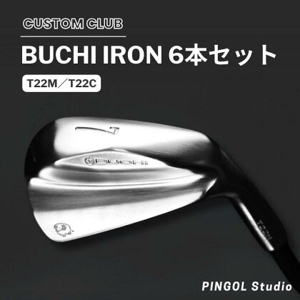 ゴルフ buchi ゴルフクラブ アイアン ゴルフ用品 カスタム 選べる 6本セット BUCHI IRON T22M or T22C