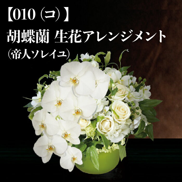 【ふるさと納税】No.099【010(コ)】胡蝶蘭生花アレンジメント(帝人ソレイユ)/アレンジメントフラワー華やか花送料無料千葉県