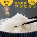 【ふるさと納税】千葉県 多古町産 米 コシヒカリ 令和6年産 精米 5kg 国産 お米