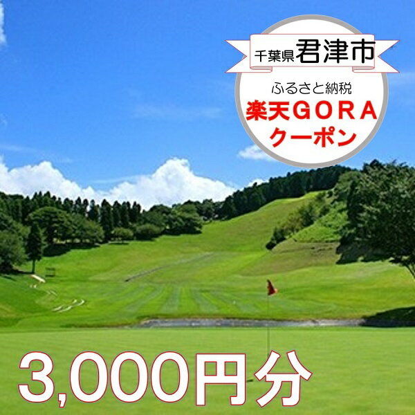 千葉県君津市の対象ゴルフ場で使える楽天GORAクーポン 寄付額10,000円 (クーポン 3,000円)[チケット]