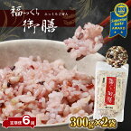 【ふるさと納税】定期便 6ヶ月 13種類の雑穀 全て国産 福っくら御膳 ( 300g × 2袋 ) × 6回 計3600g 送料無料 雑穀 国産 もちあわ ひえ もちきび うるち玄米 もち玄米 赤米 黒米 緑米 裸麦 胚芽押麦 もち麦 はと麦 たかきび 世界が認めた雑穀 石川商店 君津市 きみつ 千葉県