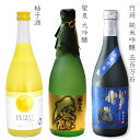 【ふるさと納税】日本酒 リキュール 大吟醸 聖泉 純米吟醸 五百万石 竹岡 柚子酒 セット 詰め合わせ 飲み比べ 720ml×3本