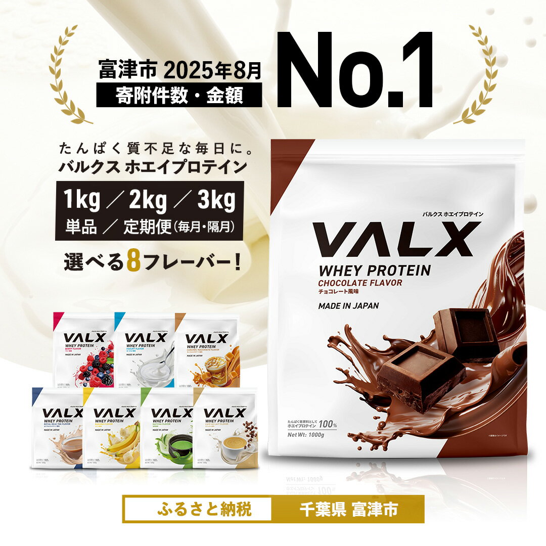 【ふるさと納税】プロテイン VALX ホエイプロテイン バルクス ホエイ 1kg 2kg 3kg フレーバー 人気 国...