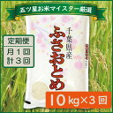 【ふるさと納税】◇【定期便3ヶ月】30年産「ふさおとめ」10...