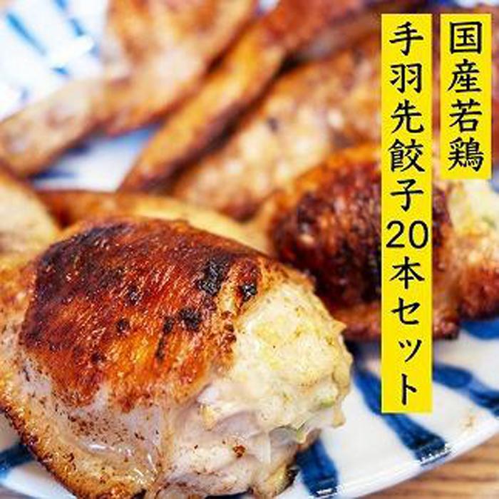 9位! 口コミ数「0件」評価「0」餃子専門店が作った手羽先餃子20本入り