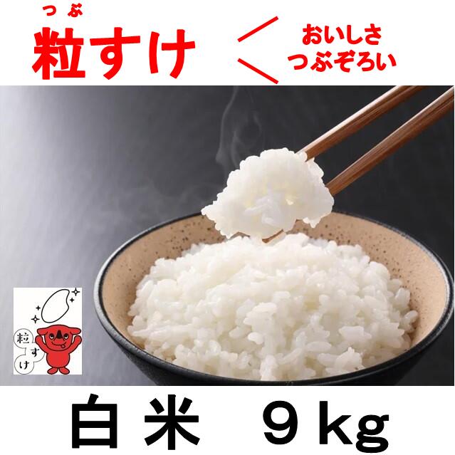 6位! 口コミ数「0件」評価「0」四街道産 粒すけ 9kg 白米 / お米 つぶすけ 新品種