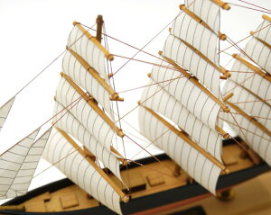 【ふるさと納税】Woody JOE製 木製帆船模型キット 木製ミニ帆船 カティサーク(工具・接着剤・塗料計7点付) / 木製キット