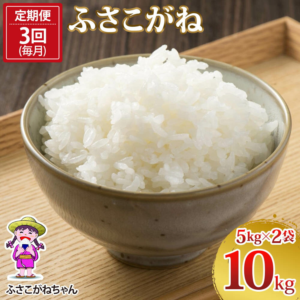 [3ヶ月定期便・令和5年産] ふさこがね5kg×2 | お米 おこめ もっちり 弁当 袖ケ浦 千葉 [0155]