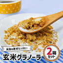 29位! 口コミ数「0件」評価「0」玄米グラノーラ 2箱セット｜シリアル 穀菜食 自然食品 堅果類 全粒オーツ麦 アーモンド 小麦胚芽 クルミ [0124]