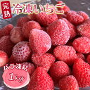 【ふるさと納税】冷凍いちご 1kg バラ凍結 真空パック 完熟いちご 栽培期間中農薬不使用 甘い 美味しい 急速低温冷凍 急速冷凍 新鮮 フローズンストロベリー 千葉県白井市
